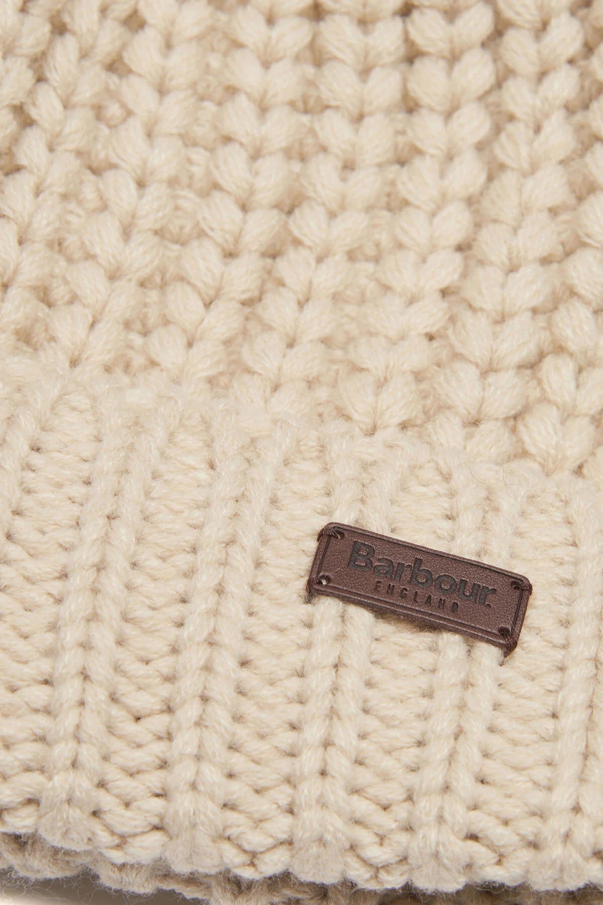 Ribbed Beanie - PEARL