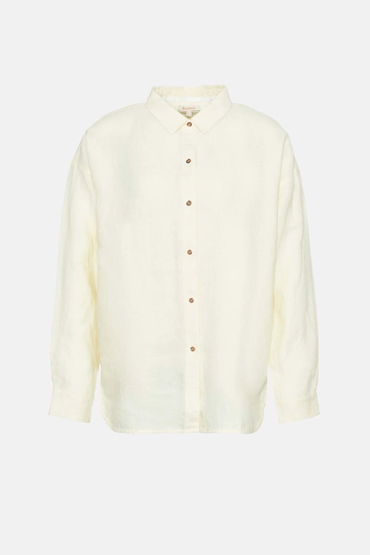 Hampton Relaxed Linen Shirt - LEMON SOUFFLE
