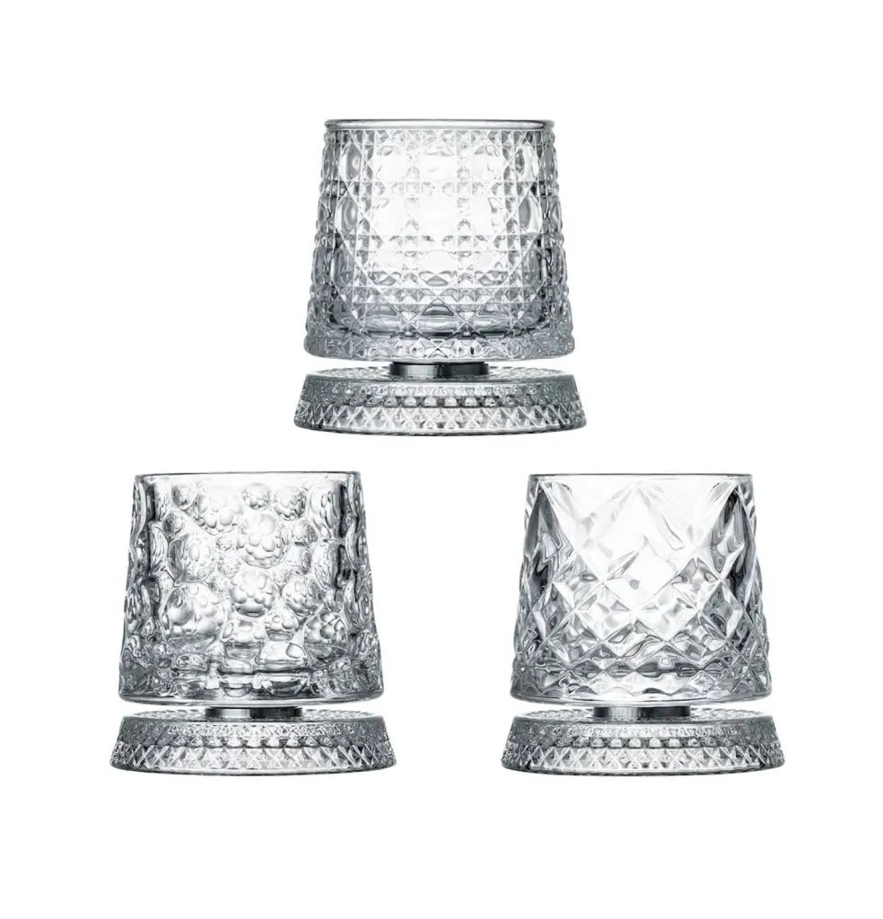 Spinning Whiskey Glass