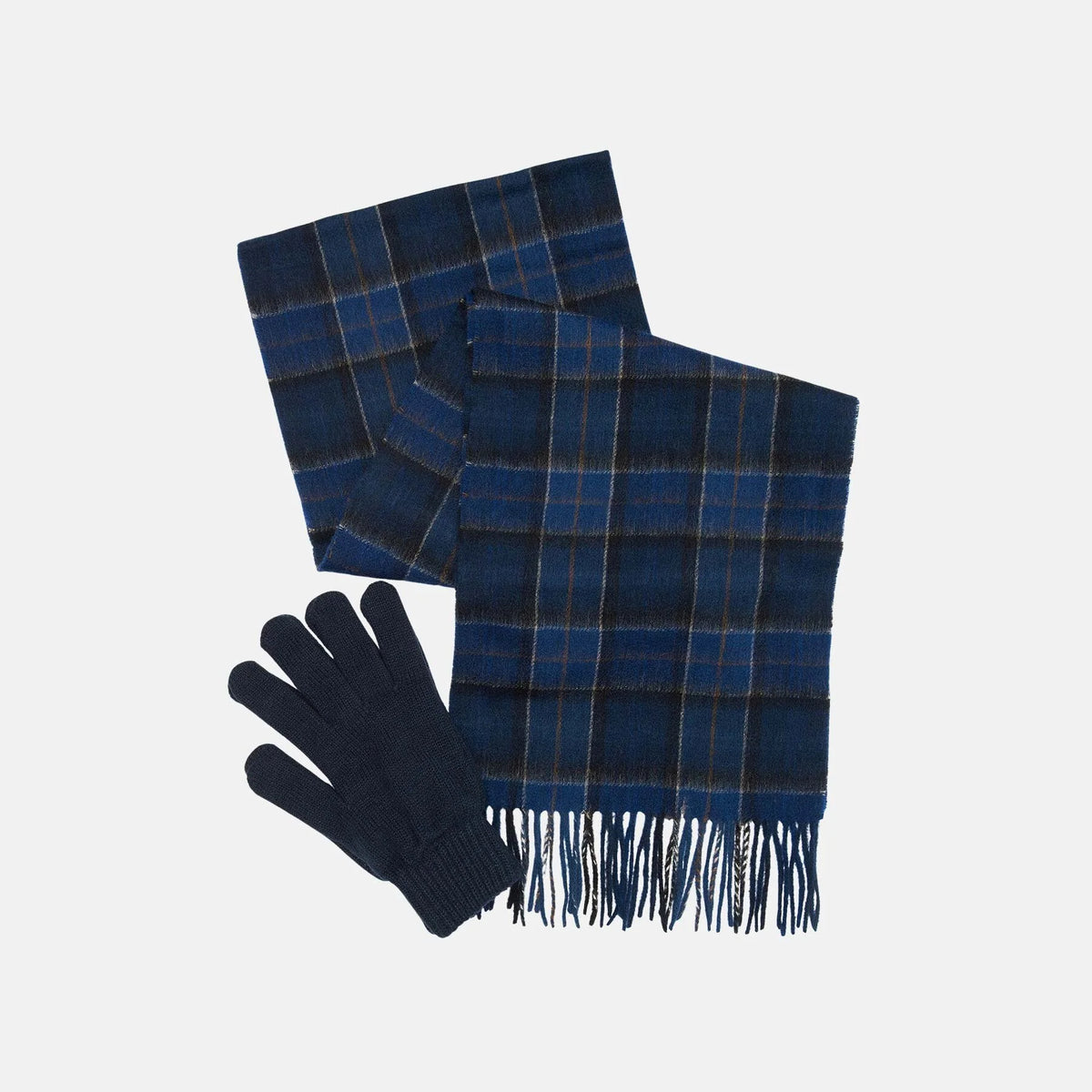 Tartan Scarf & Glove Gift Set - MIDNIGHT TARTAN