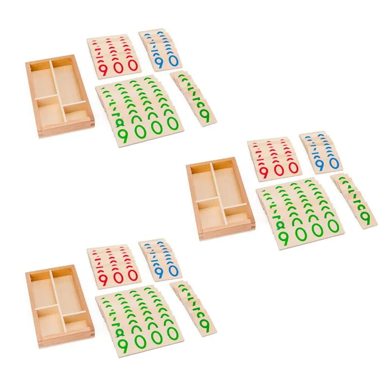 Wooden Math Operations Toy Set