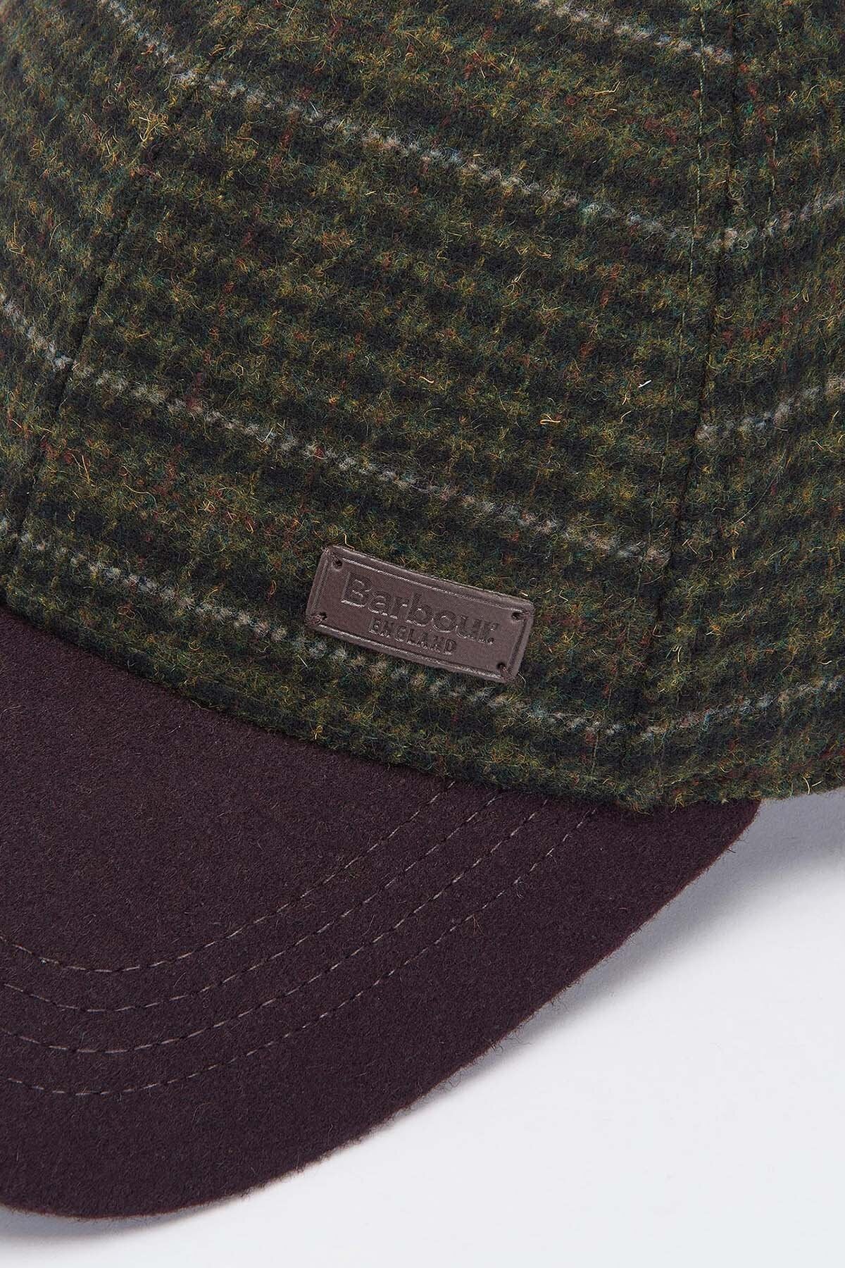 Clyde Sports Cap - BROWN/OLIVE PLAID