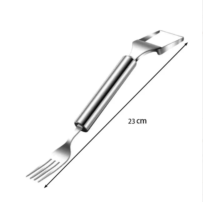 🔥🍉 Effortless Fruit Prep✨ 2-in-1 Fruit Cutter & Fork – For Quick and Easy Fruit Serving! 🍓
