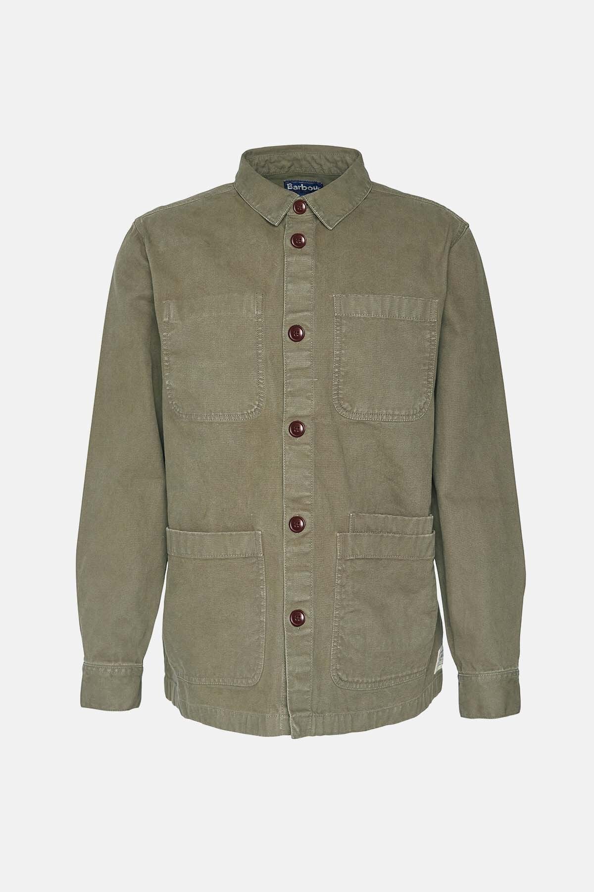 Chesterwood Regular Fit Overshirt - PALE SAGE