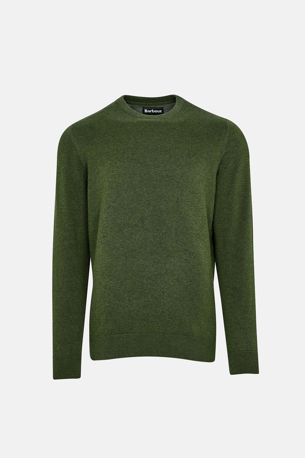 Pima Cotton Sweatshirt - RIFLE GREEN MARL
