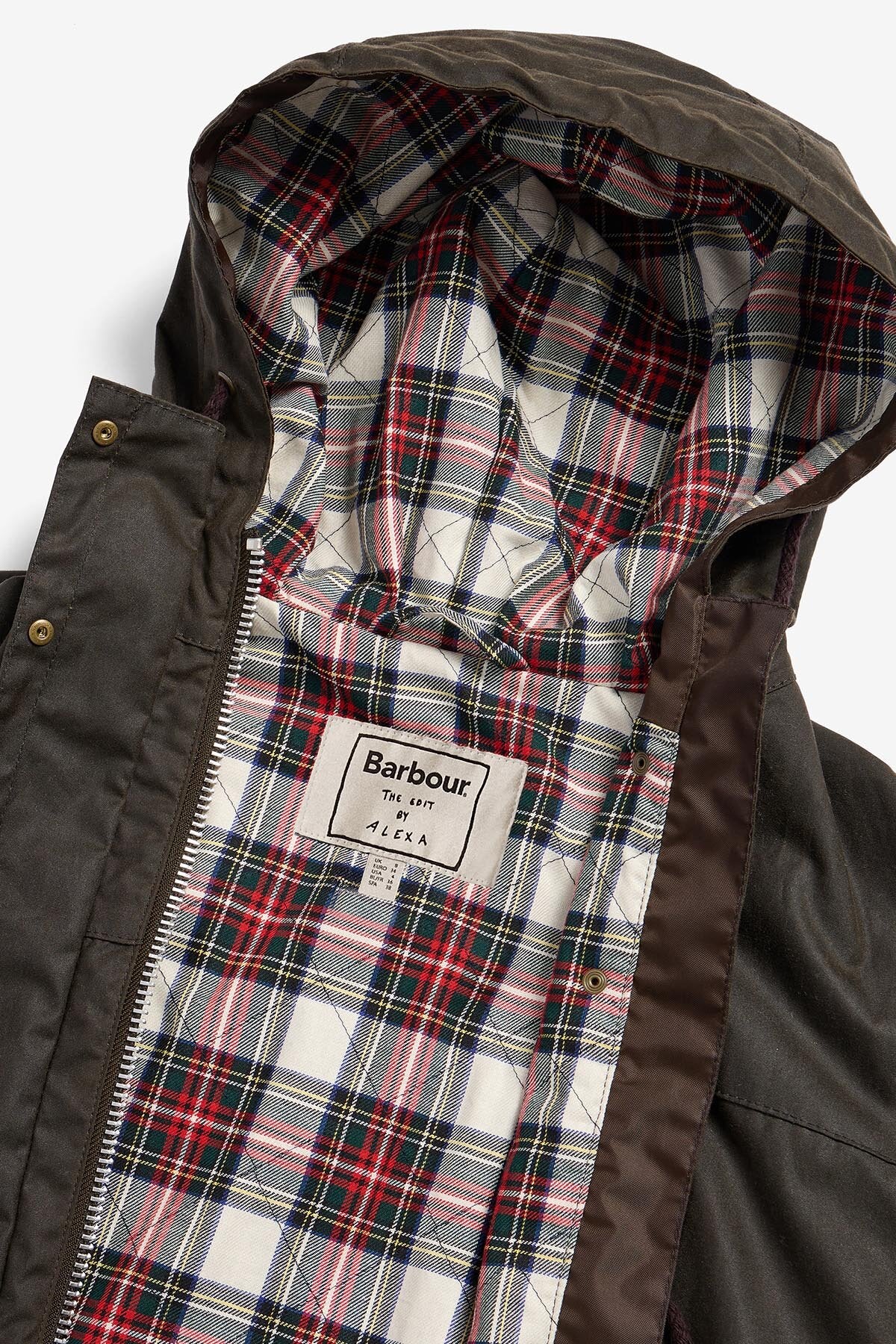 The Edit by Alexa Liam Waxed Parka - OLIVE/DRESS STEWART