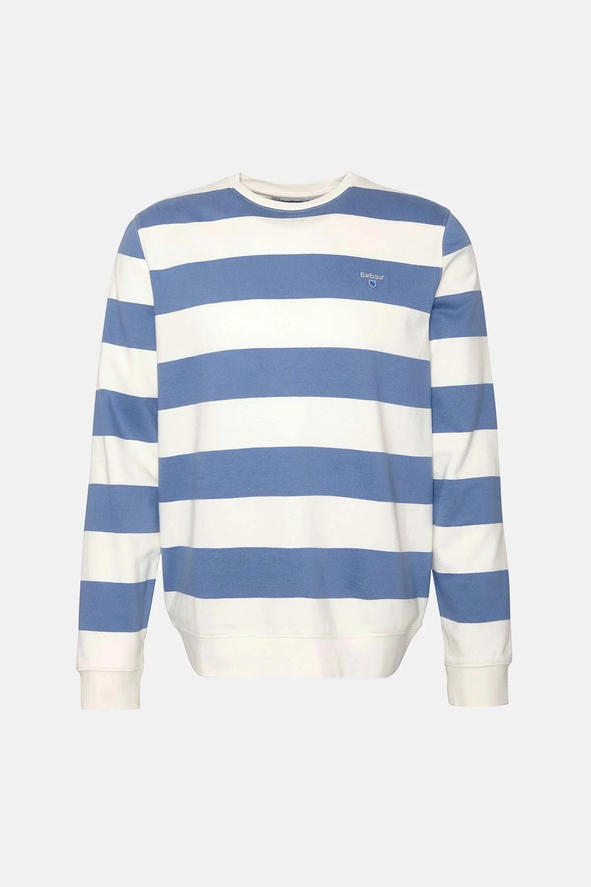 Shorwell Striped Sweatshirt - DK CHAMBRAY