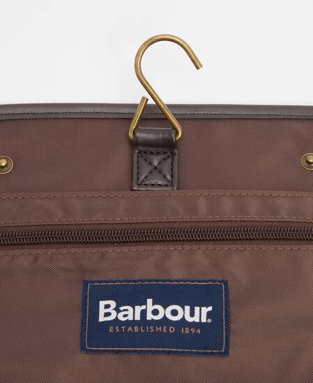 Waxed Hanging Washbag