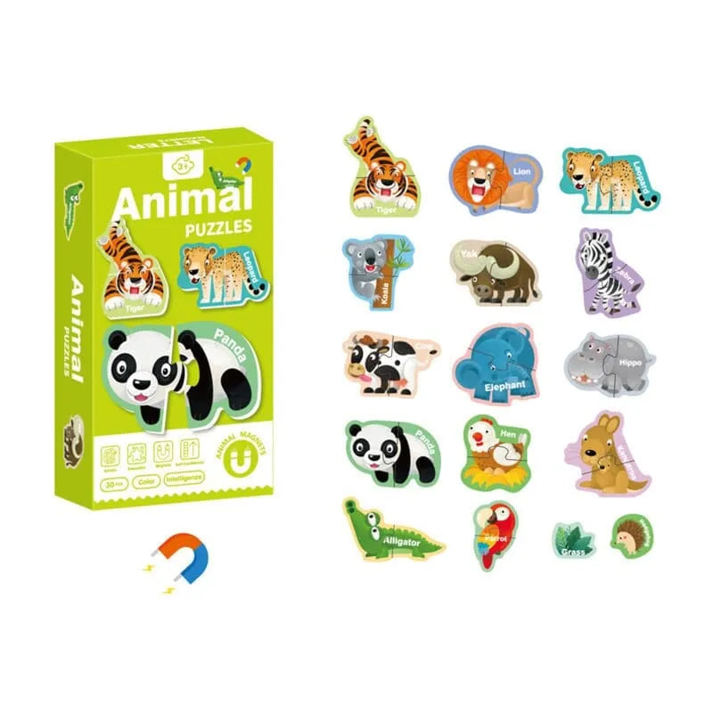 Animal-shaped Magnetic Alphabet