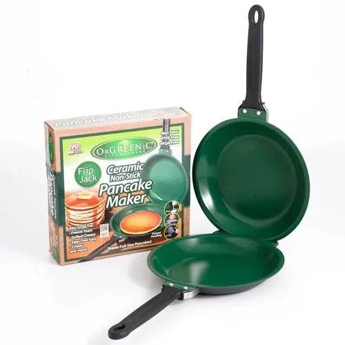 π DOUBLE SIDED NON-STICK FRYING PAN
