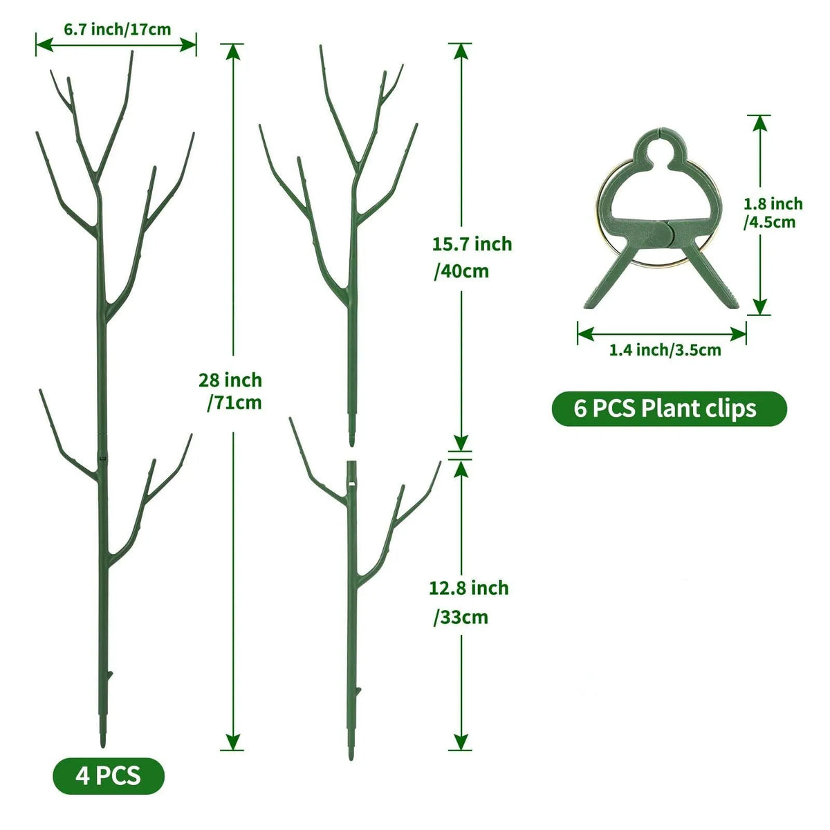 🔥Adjustable Plant Support Stakes – Easy Climbing Support for Indoor & Outdoor Plants