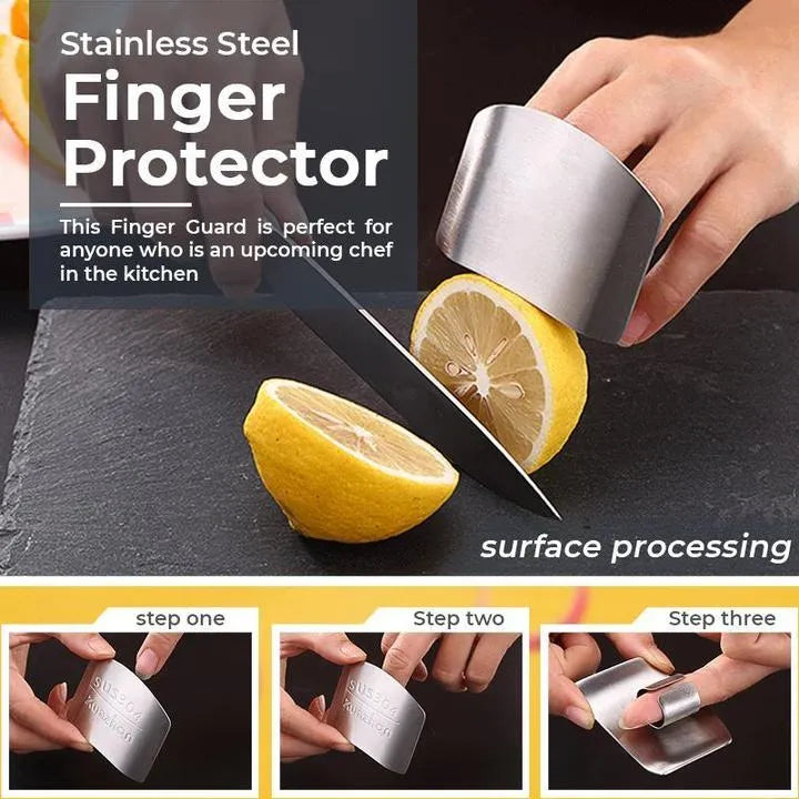 🎁 Kitchen Tool Aid Stainless Steel Finger Guard