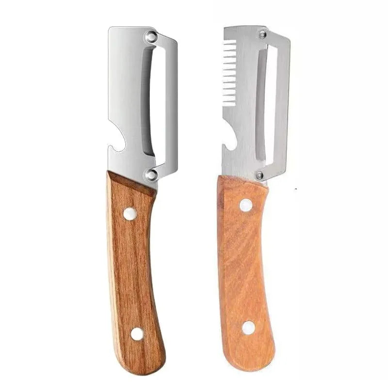 Kitchen Multi-Function Stainless Steel Thickened Fruit Peeler Knife