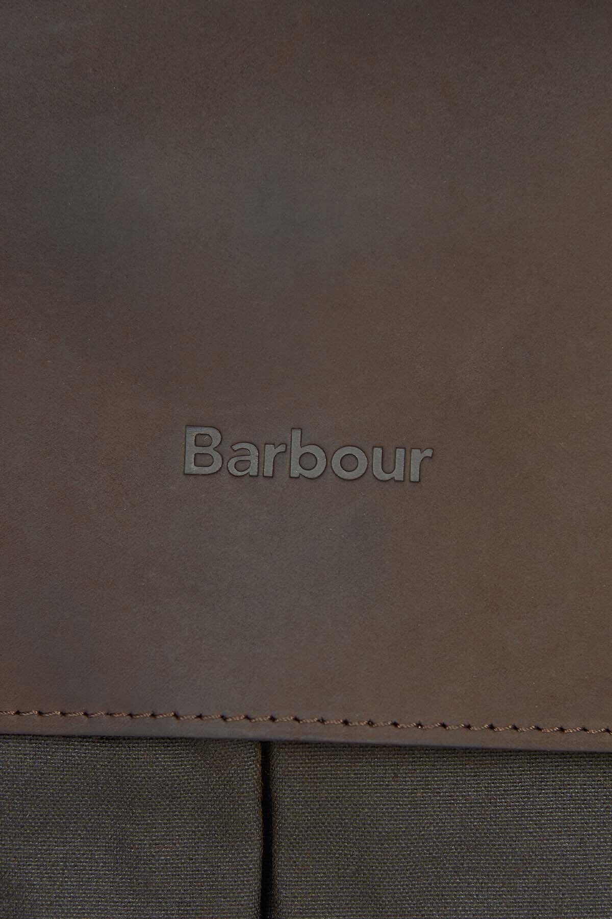 Wax Leather Briefcase - OLIVE