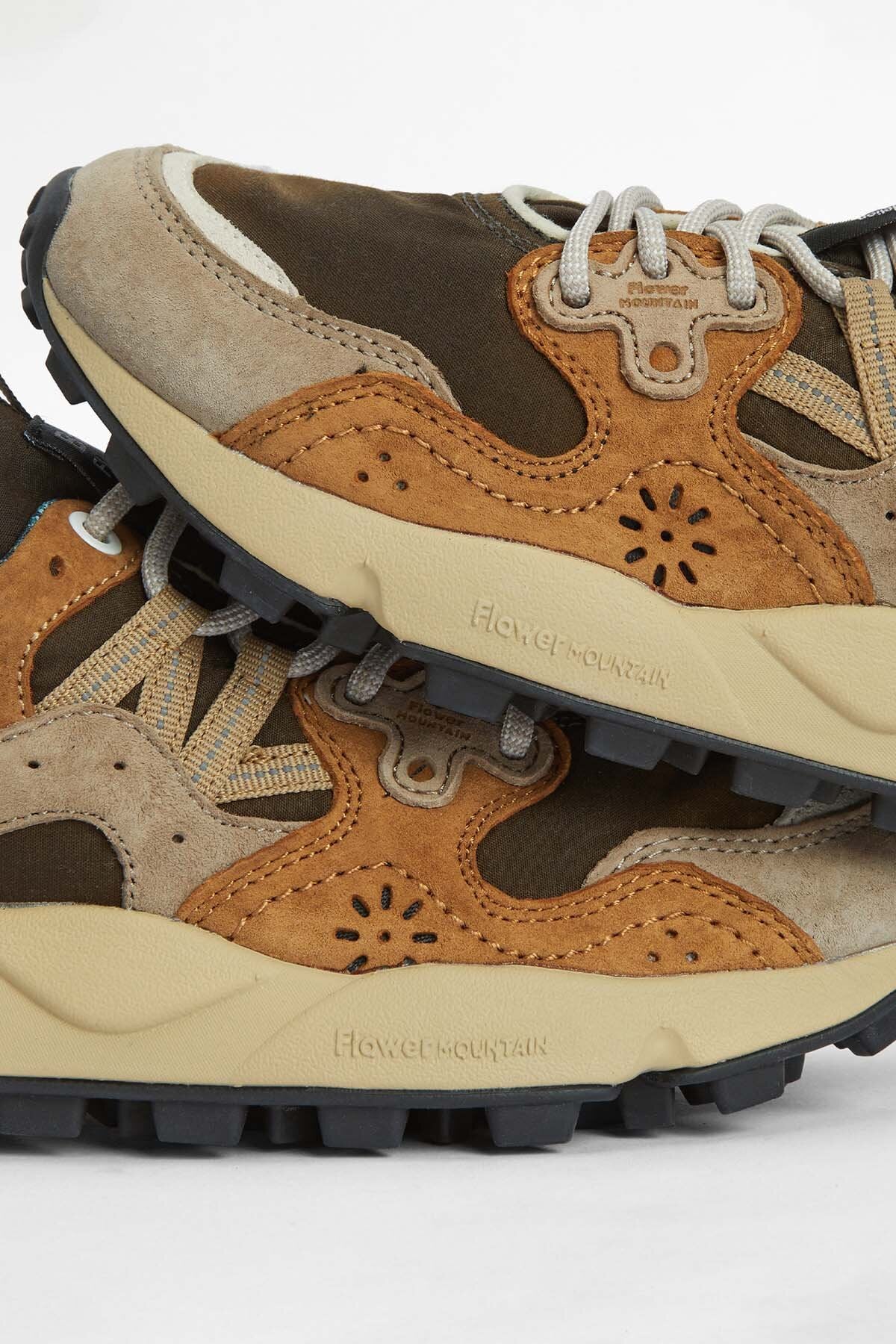 Yamano 3 Uni Trainers - BROWN BEIGE
