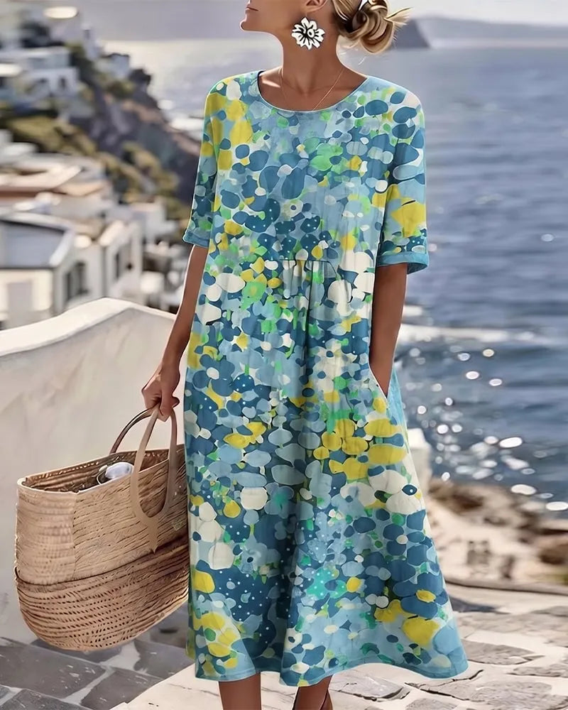 👗Printed Loose Dress