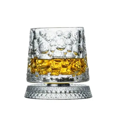 Crystal Rotating Base Tumbler