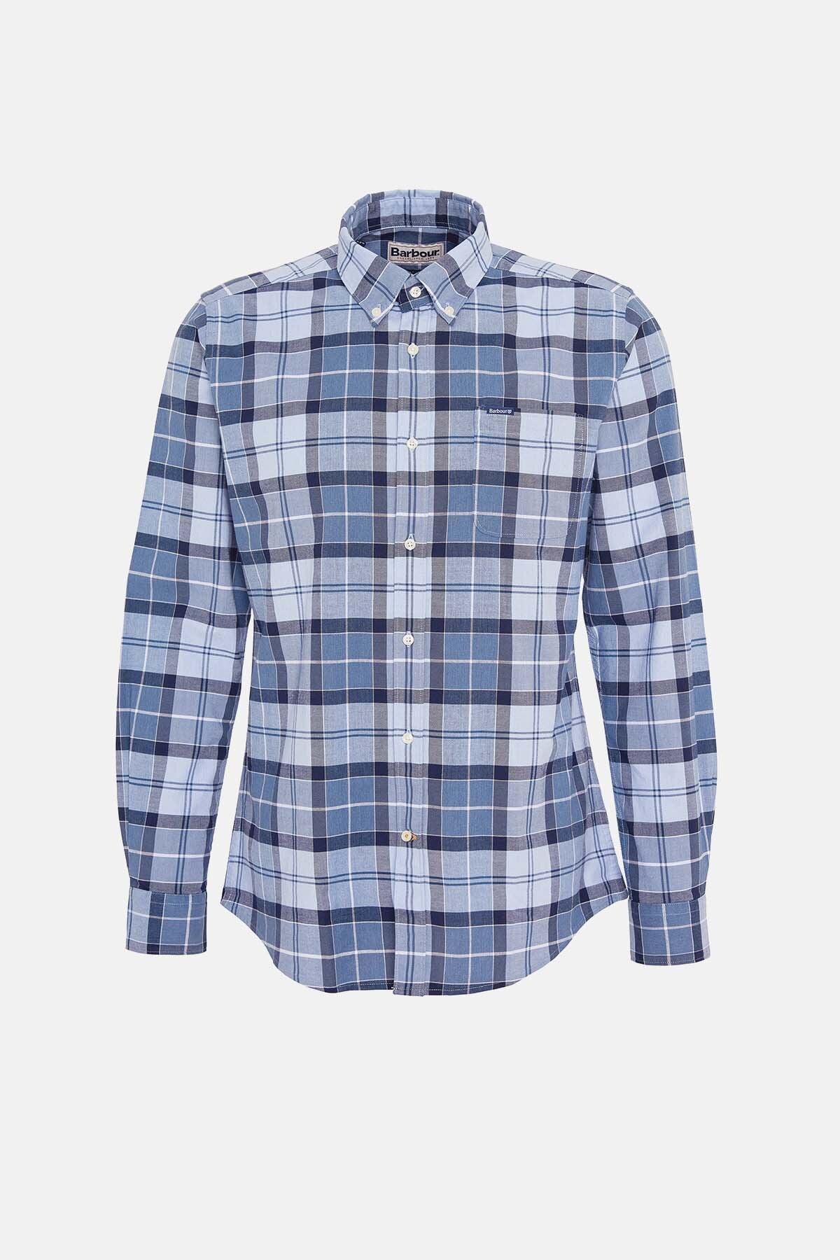 Lewis Tailored Shirt - BERWICK BLUE TARTAN