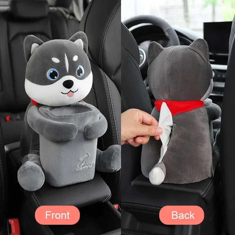 😍 Cute Plush Doll Tissue Box