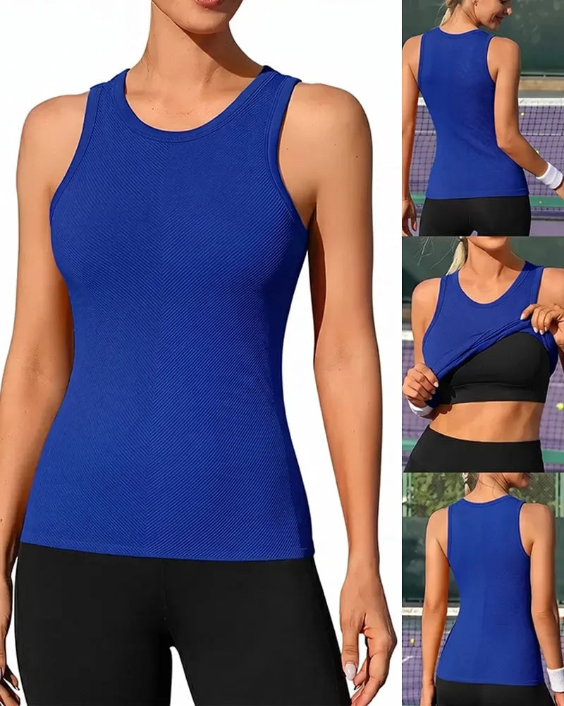 Sporty built In Bra Tank Top