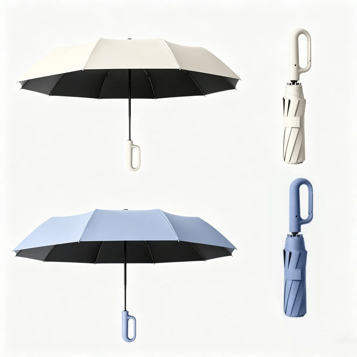 Creative Ring Buckle Windproof Reinforced Umbrella
