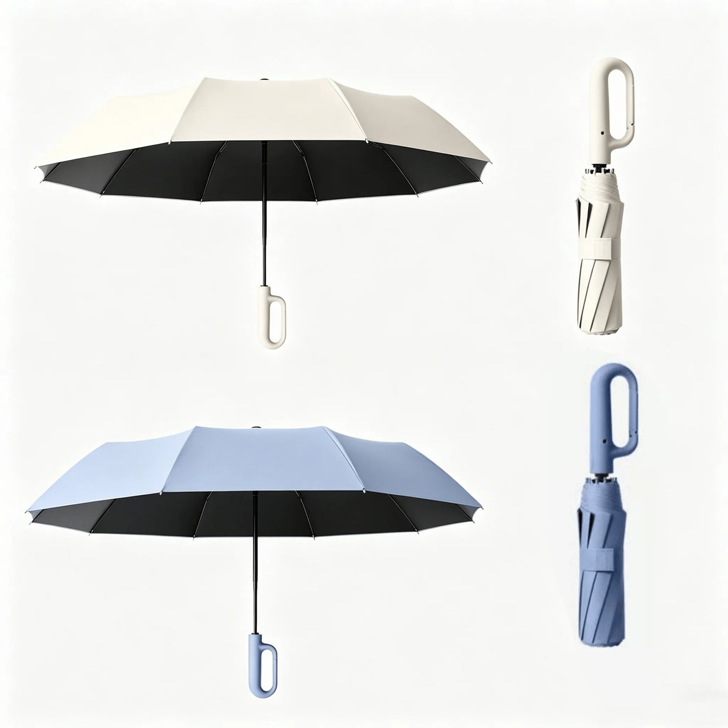 Creative Ring Buckle Windproof Reinforced Umbrella