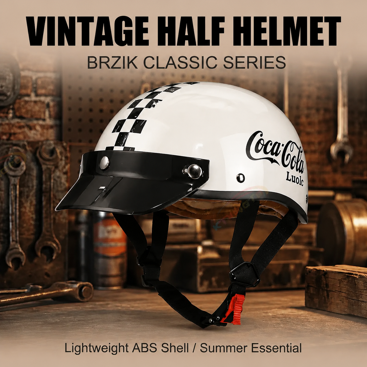 Retro half-helmet, summer travel gear-H50