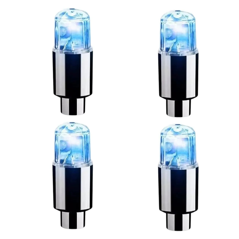 Waterproof LED Tire Valve Cap Light for Car, Bike & Motorcycle