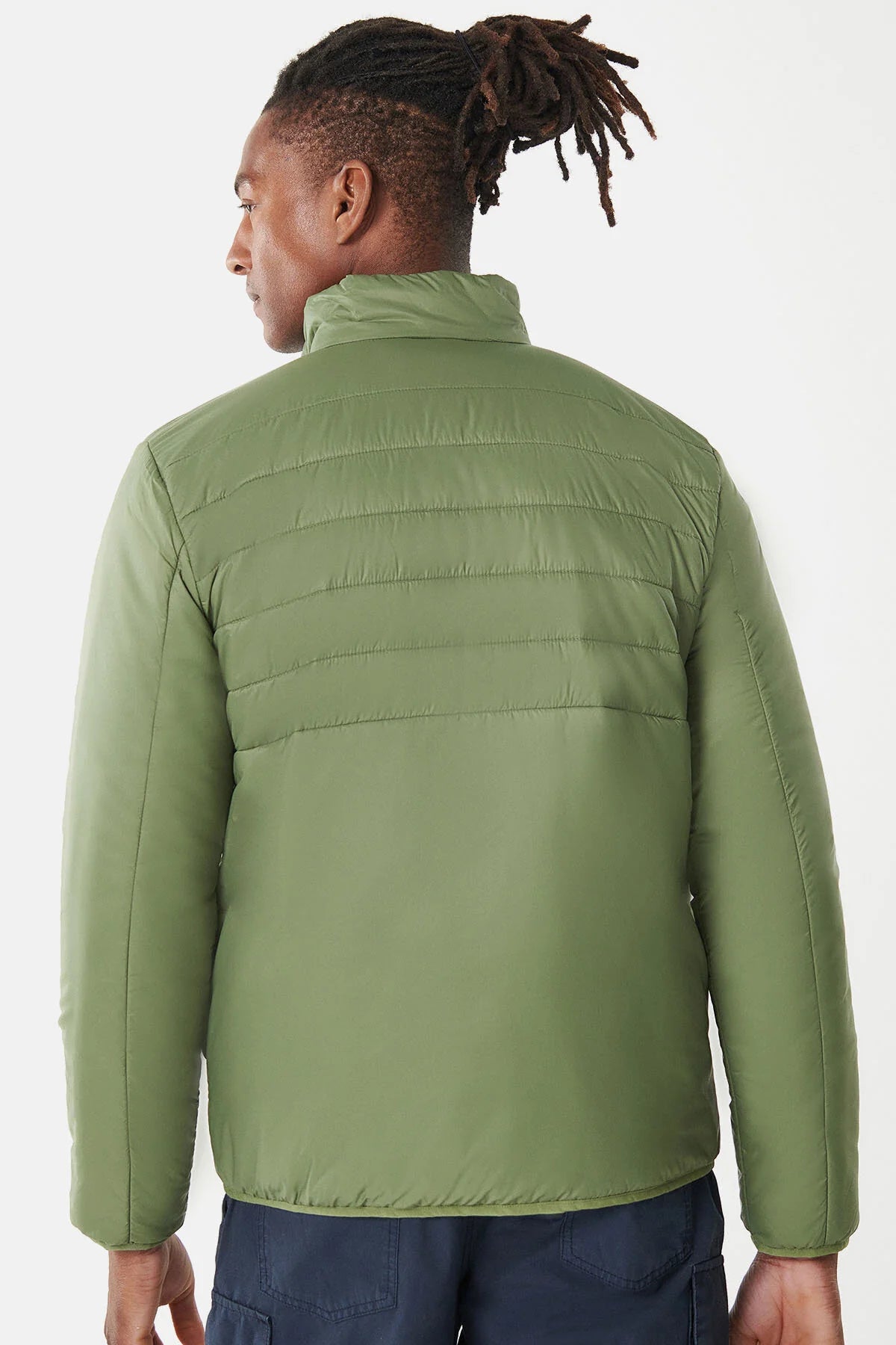 Summer Baffle quilt - OLIVINE