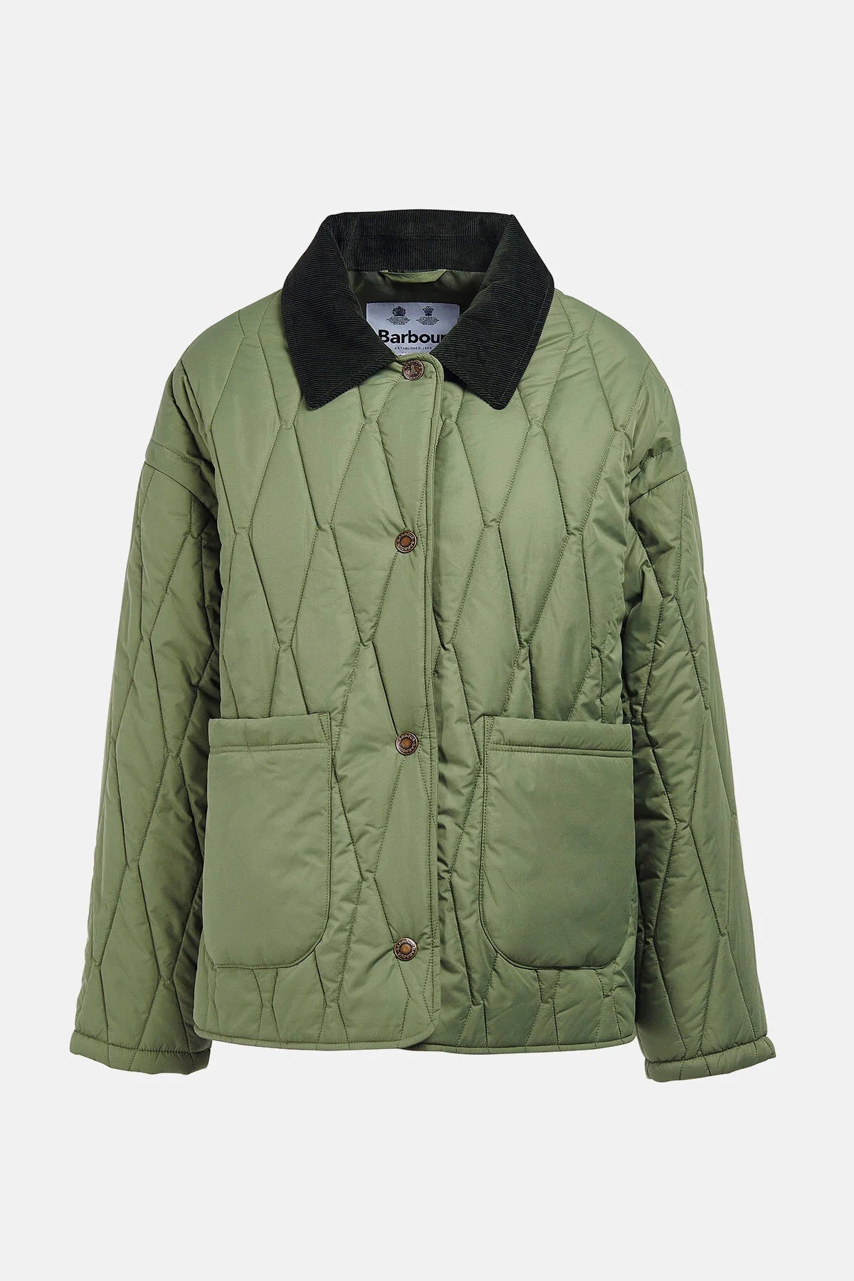 Delphinium quilt - OLIVINE