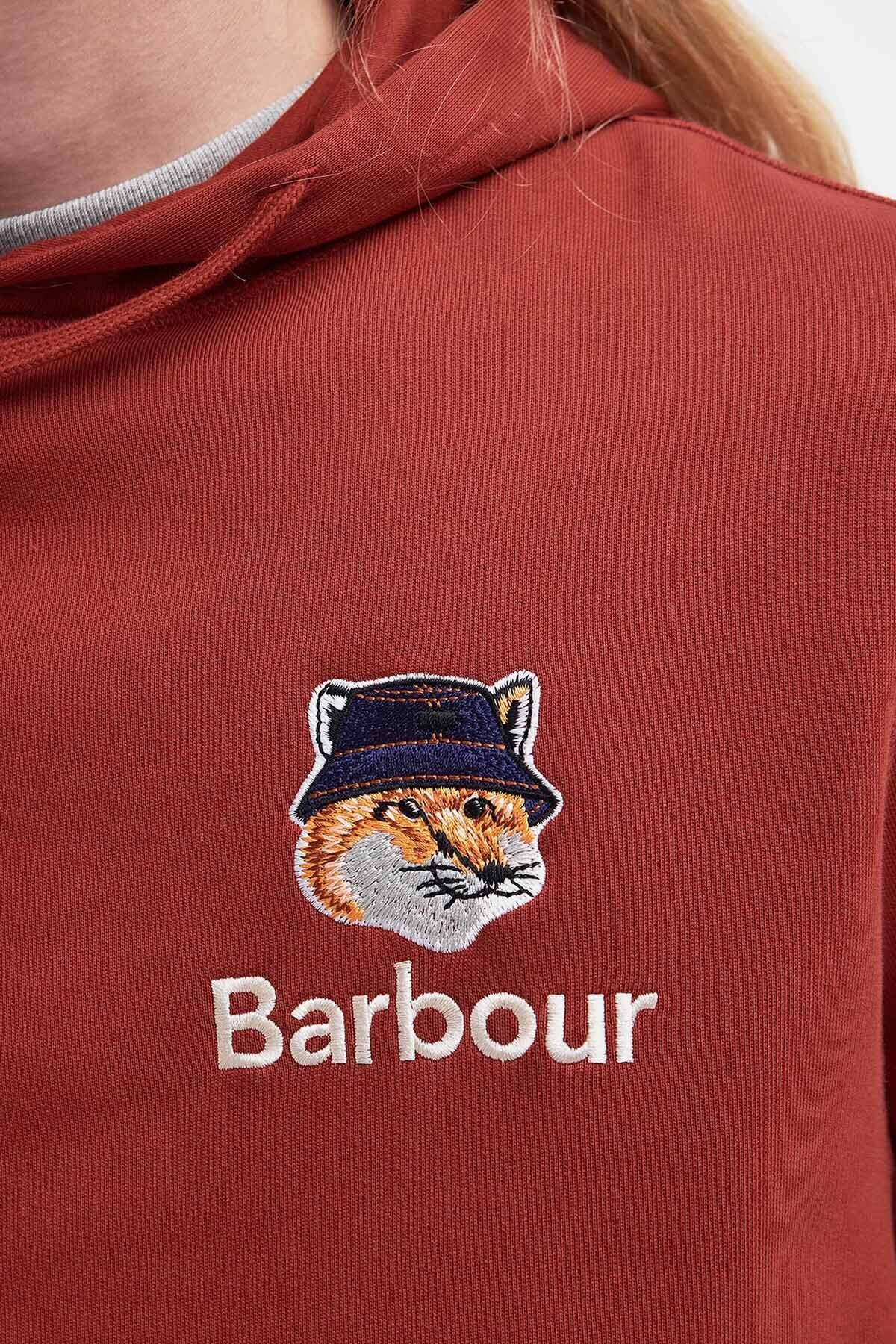 Fox Head Hoodie - BURNT HENNA