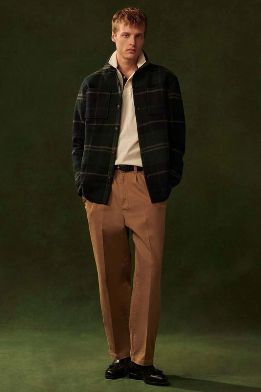 Chapter Check Overshirt - GREEN LOCH TARTAN