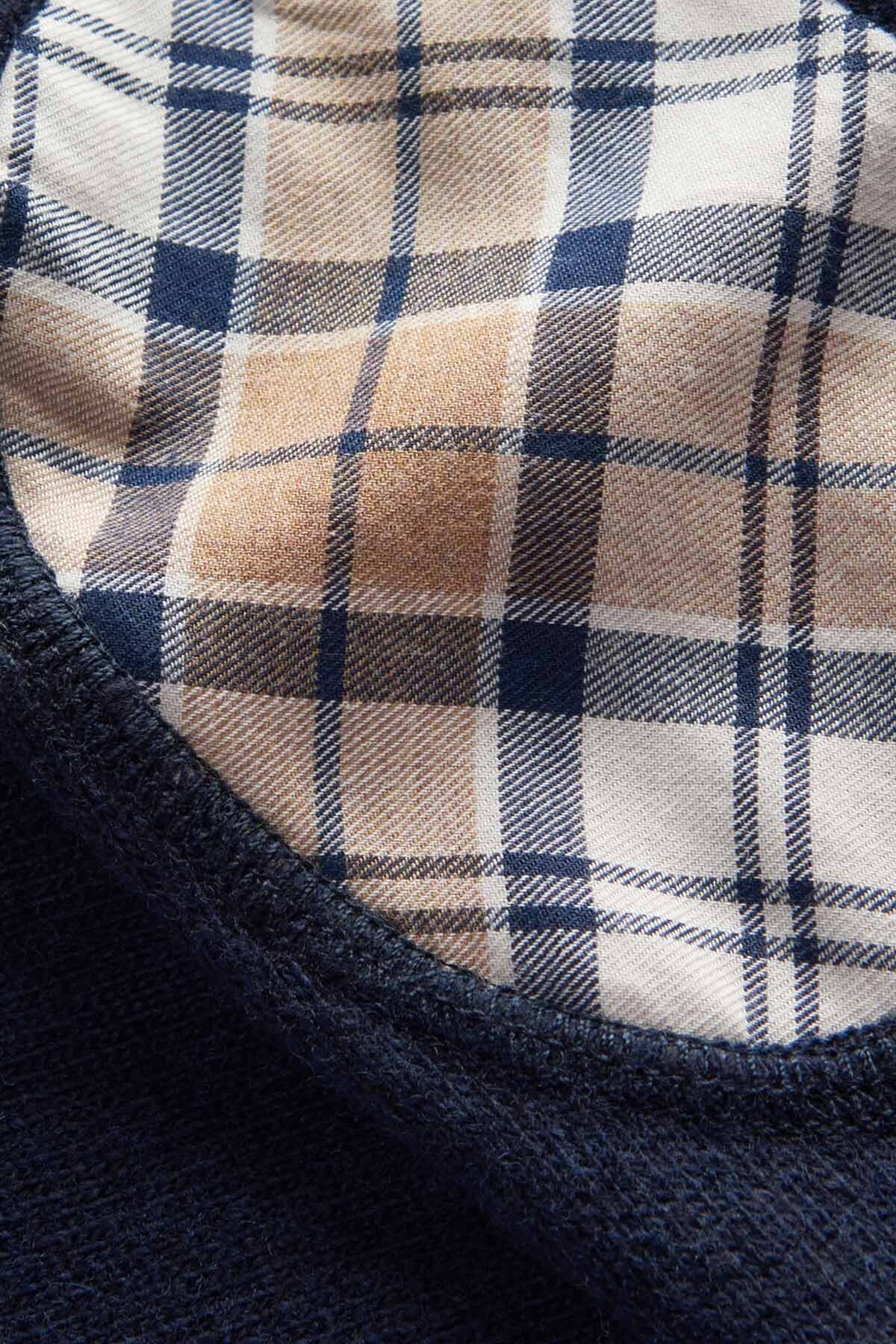 Pendle Cardigan - NAVY/FAWN