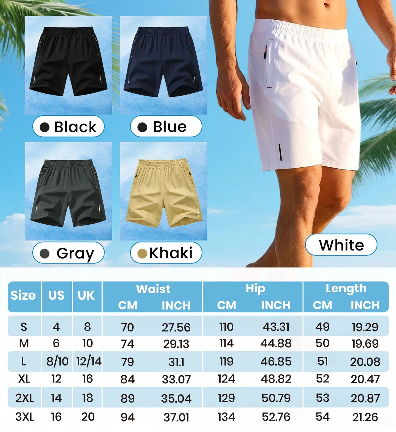 👖Men's Quick-Dry Athletic Shorts, Fashionable Outdoor Casual Shorts