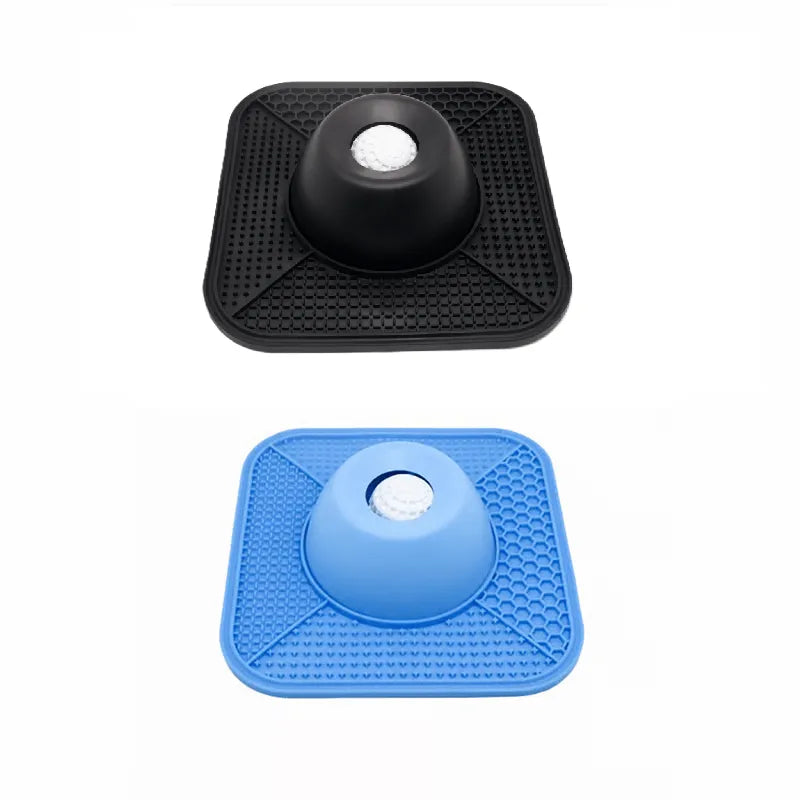 2-in-1 Pet Lick Mat with Rolling Ball