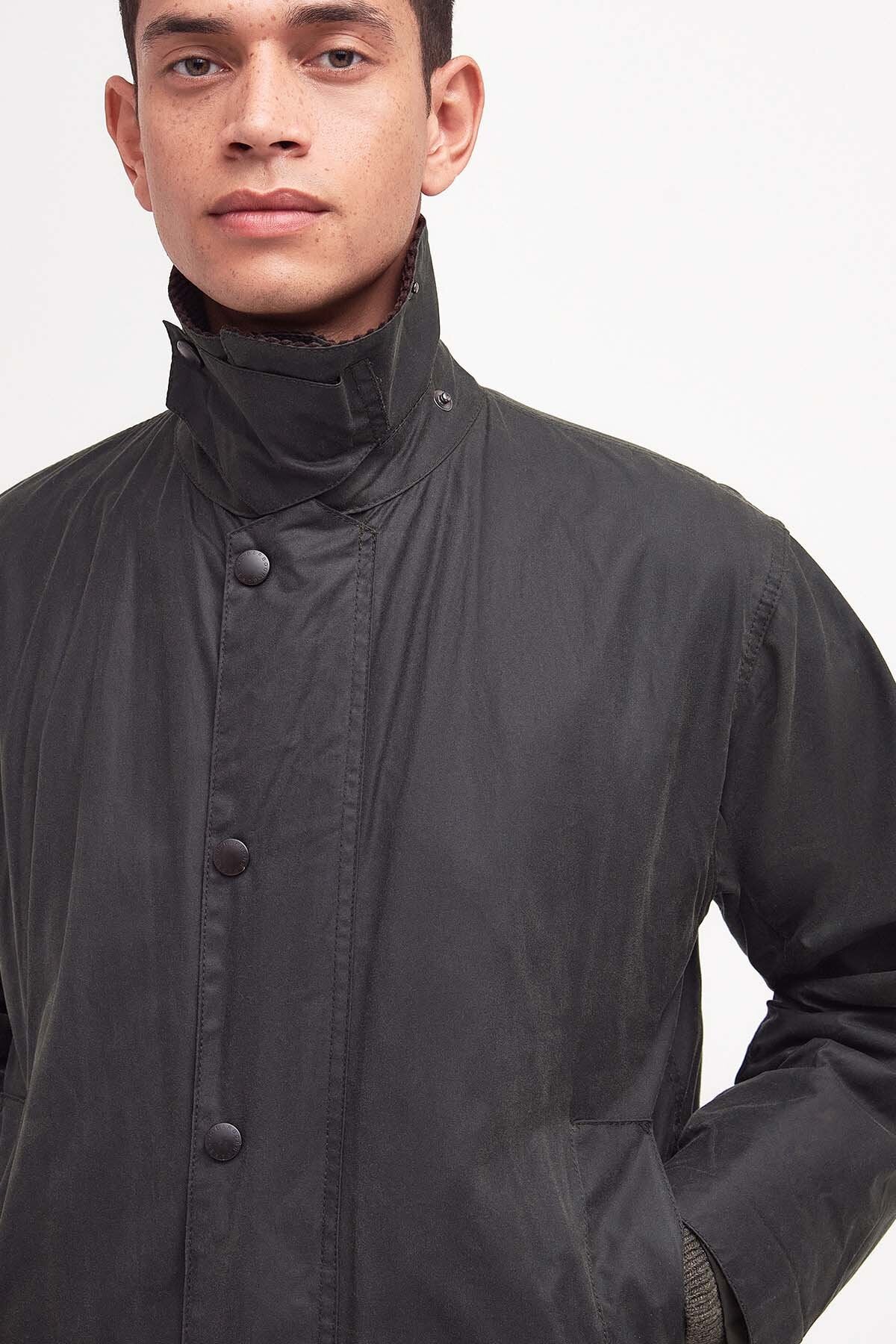Border Wax Jacket - SAGE