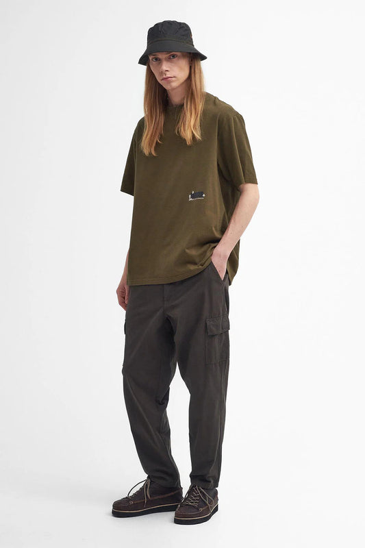 Portland Ripstop Cargo Trousers - BLACK/OLIVE