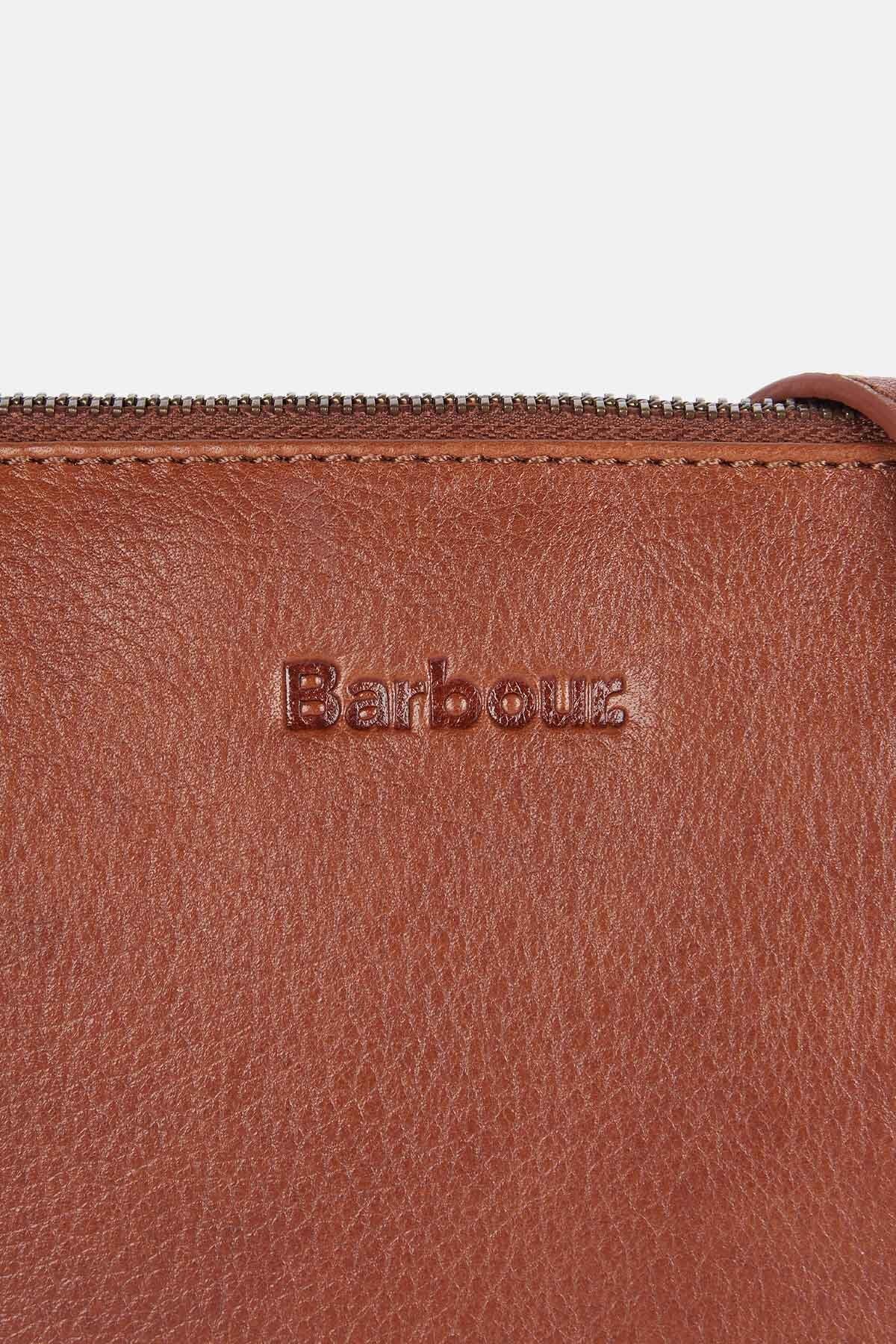 Lochy Leather Crossbody Bag - BROWN