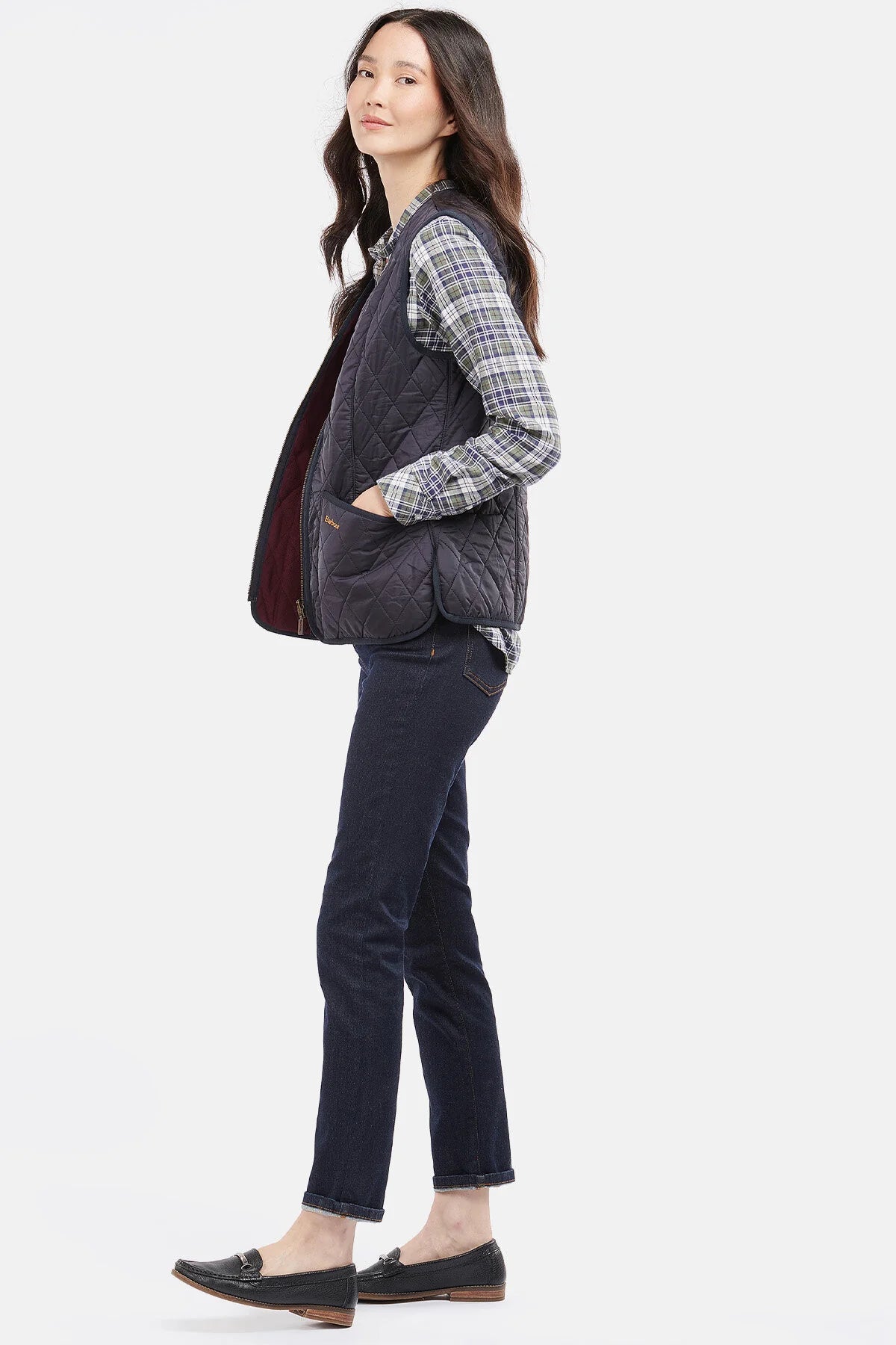 Lady Fleece Betty Vest - NAVY