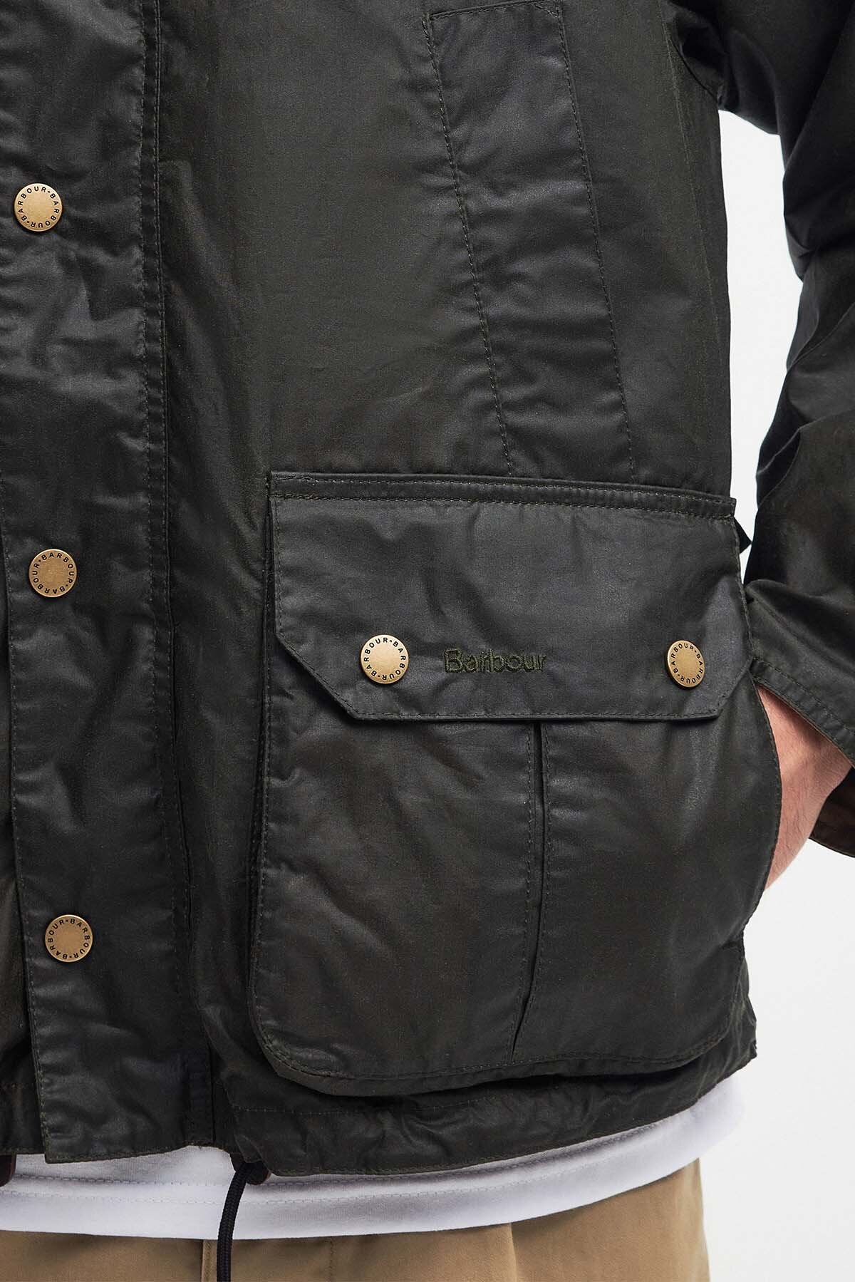Deck Waxed Jacket - ARCHIVE OLIVE