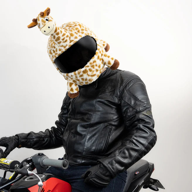 Motorcycle Helmet Cover - Giraffe