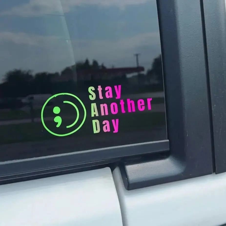 SAD Mental Health Awareness Car Decal(5pcs)