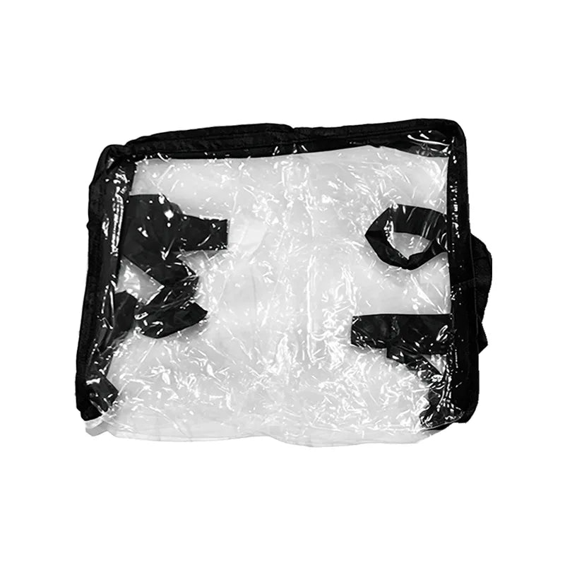 Large Clear Thick Plastic Storage Bag with a zipper