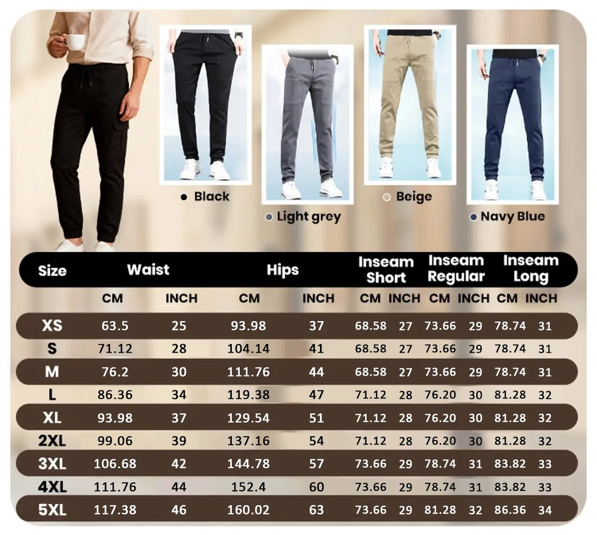 High Stretch Multi-pocket Durable Cargo Pants