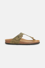 OLIVE SUEDE
