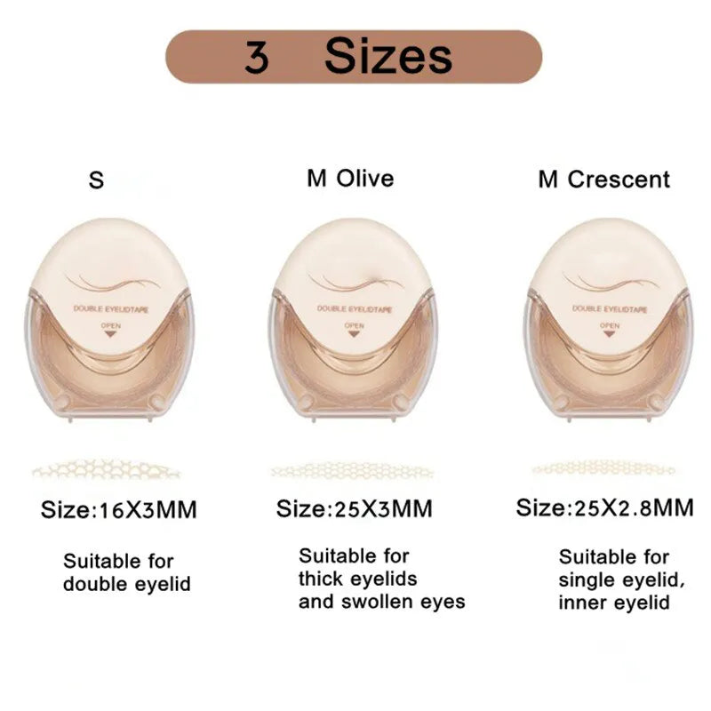🔥GLUE-FREE INVISIBLE DOUBLE EYELID STICKER(120 STRIPS / PACK)