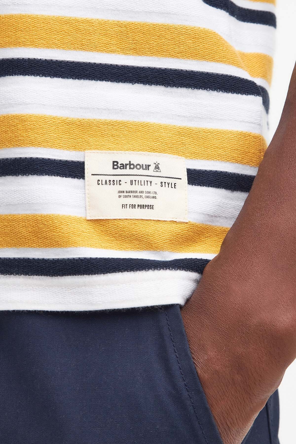 Whitwell Striped T-Shirt - HONEY GOLD