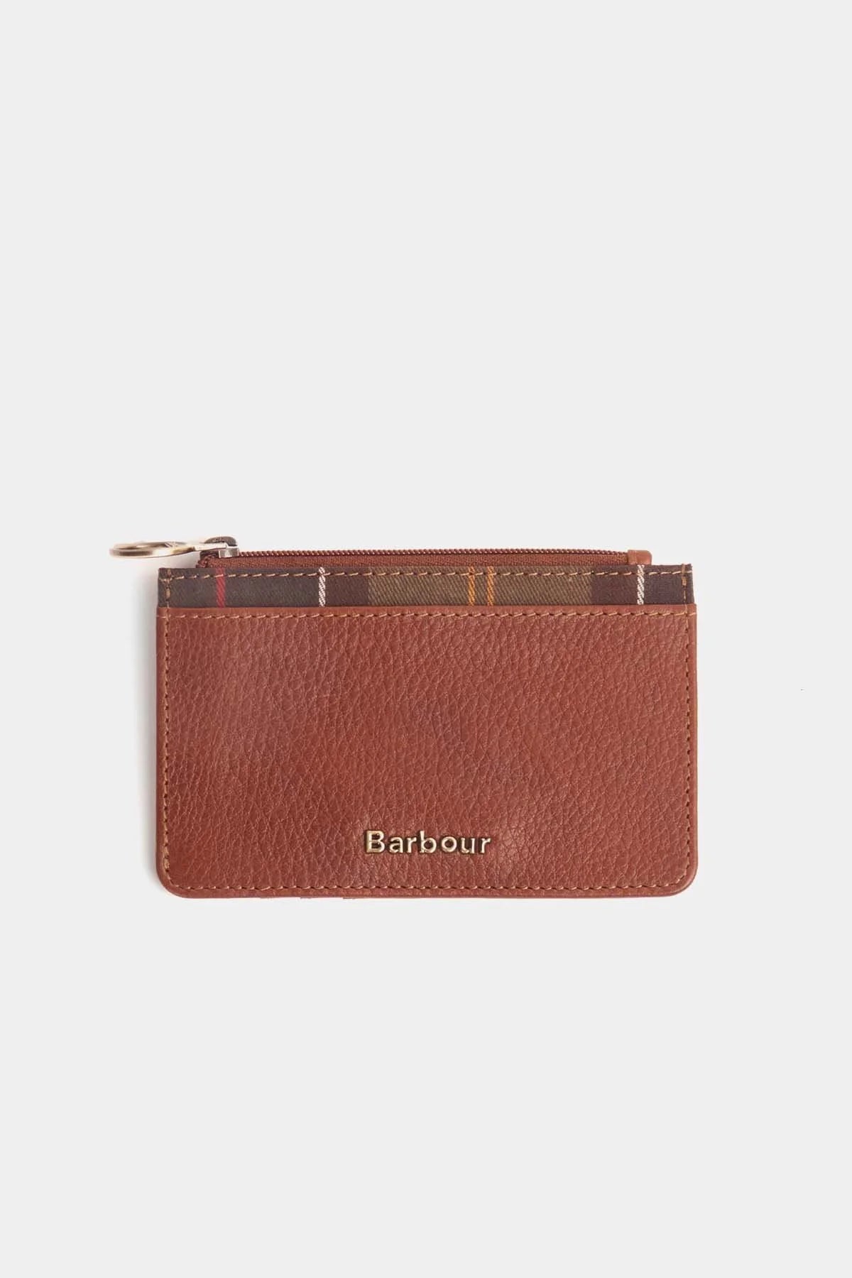 Laire Leather Card Holder - BROWN/CLASSIC