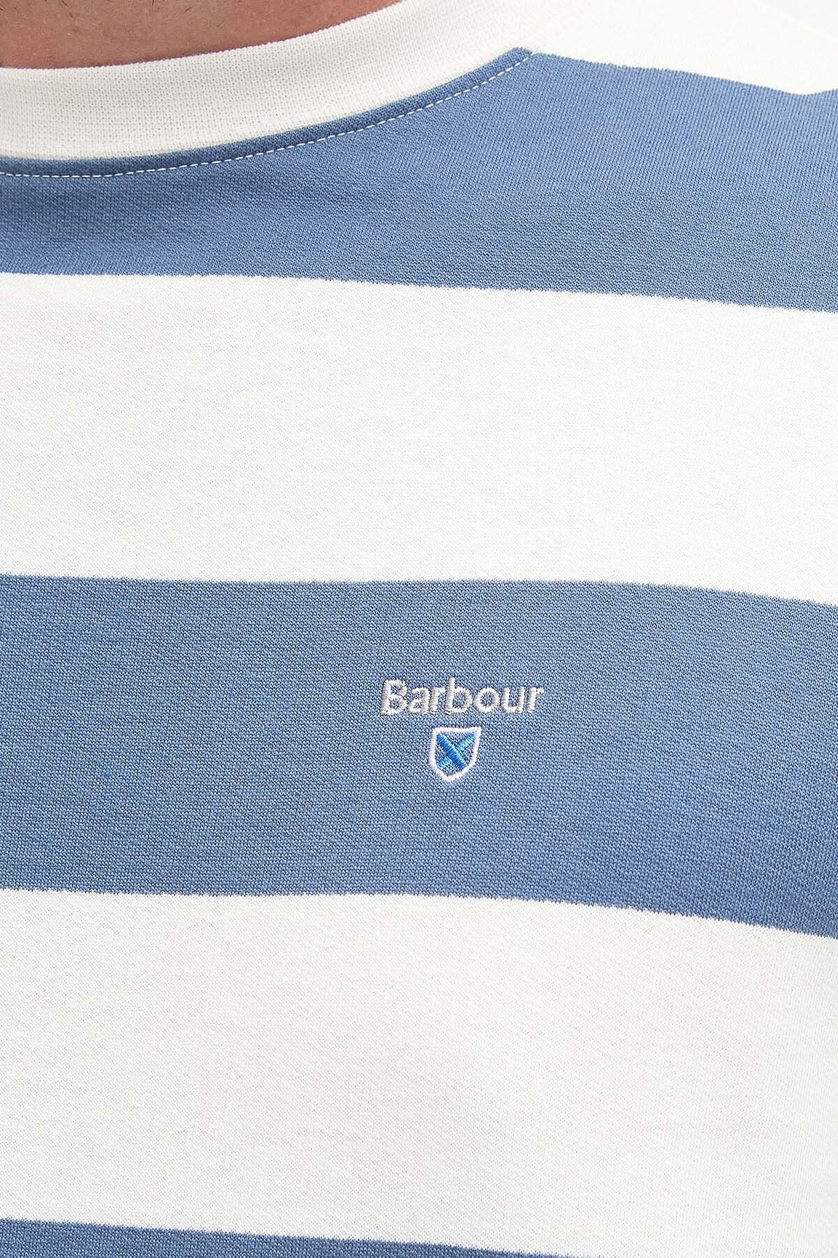 Shorwell Striped Sweatshirt - DK CHAMBRAY