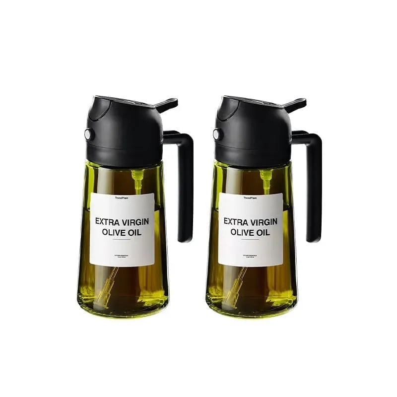 2-in-1 Glass Oil Sprayer and Dispenser